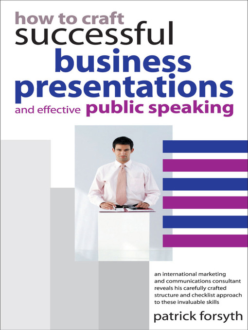 Title details for How to Craft Successful Business Presentations by Patrick Forsyth - Wait list